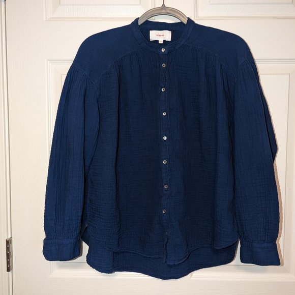 Xirena Atlee Button Up Blue - Picture 3 of 5